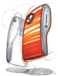 电子产品设计手绘灵感图与服装鞋帽的跨界融合